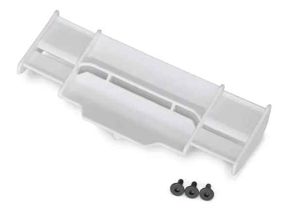 Traxxas Wing White Suit Rustler 4X4 - 6721A 1