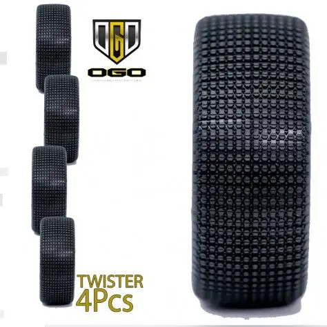 Twister Super Soft 1/8Th Buggy Tyre Only - Set Of 4 1