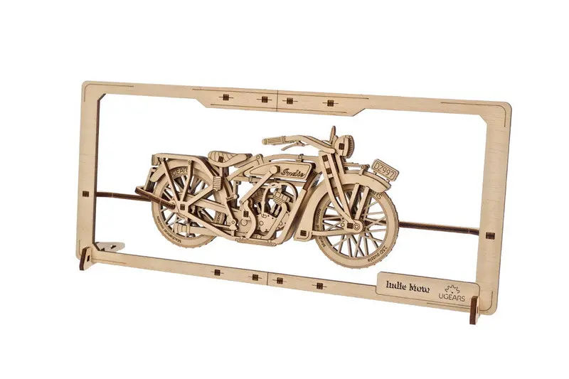 Ugears Indie Moto 2.5D Puzzle - 70194 1