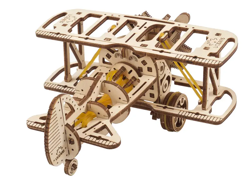 Ugears Mini Bi-Plane - 70159 2