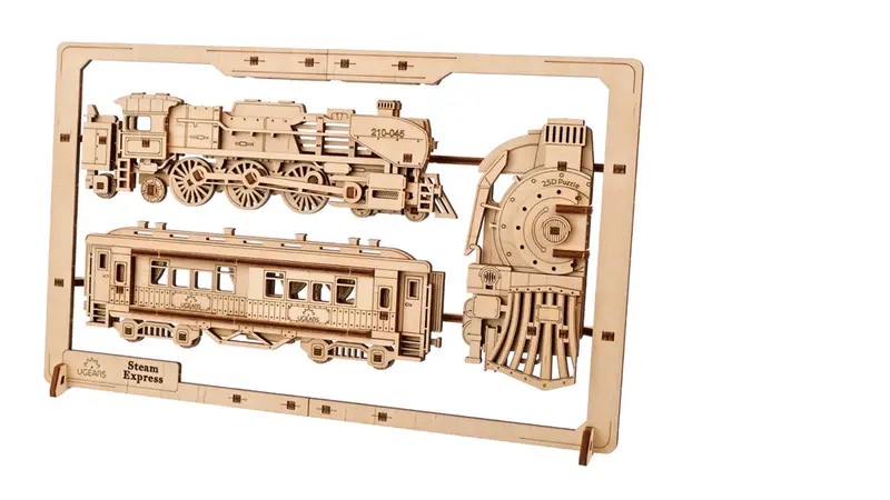 Ugears Steam Express 2.5D Puzzle - 70207 1