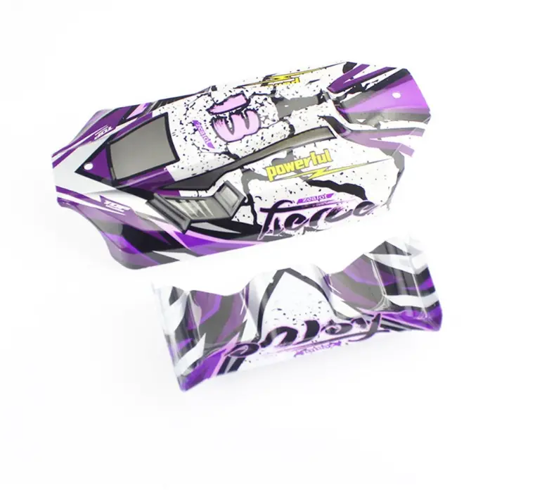 Wltoys Purple Buggy Body Shell And Wing - Wl124019-1836 1