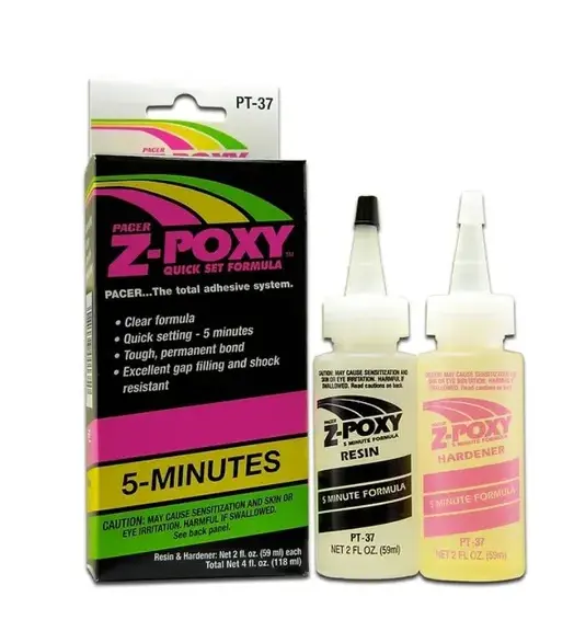 Zap Z-Poxy 5Min Cure Epoxy 4Oz - Pt-37 1