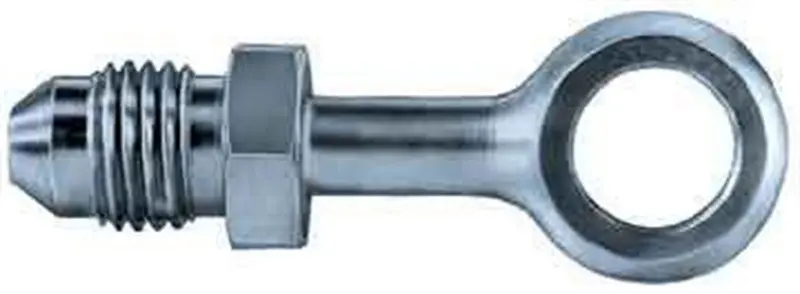 Aeroquip Fcm2948 Steel Banjo Adapter: 1/4" (4) To 10Mm 1