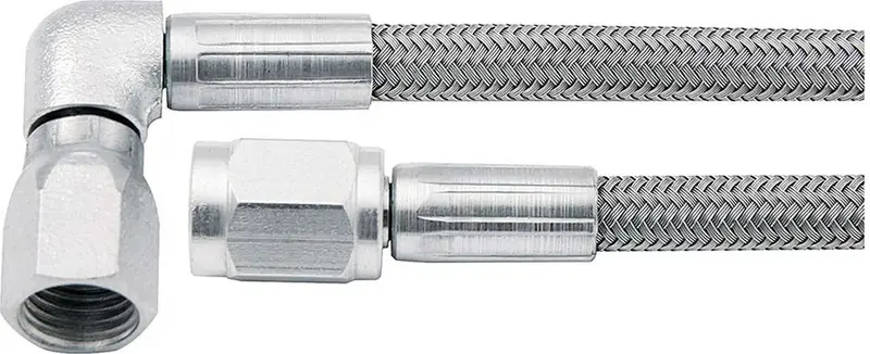 Allstar Performance An-3 Fuel Line Kit – 30-Inch Stainless Braided Hose, 25-Piece Set 1
