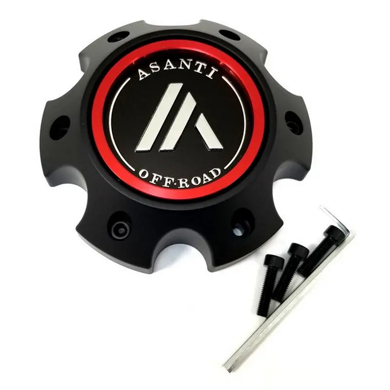 Asanti Off-Road Satin Black Wheel Cap – 130Mm Diameter, 6X5.5 Bolt Pattern, 42Mm Hub Bore 1