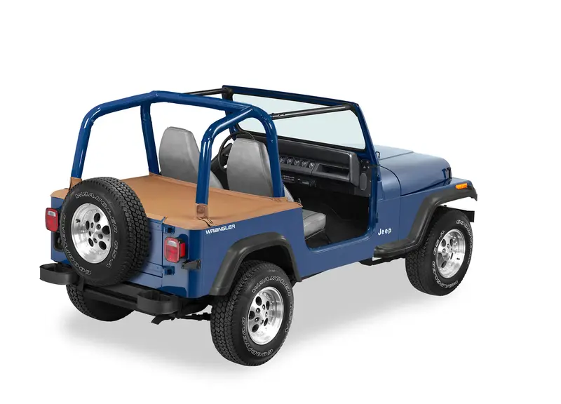 Bestop 90008-37 Duster-Style Deck Lid Cover — Fits 1992–1995 Jeep Wrangler Yj (Spice Color) 1