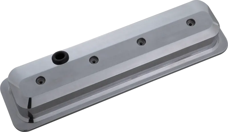 Chevrolet Performance Parts 141-846 Valve Covers Sbc 87-Pres Ls Ctr Bolt Tall Alum Polished No Emblems No Logos Chevrolet Performance Parts 1