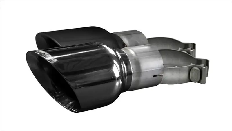 Corsa Performance Dual 4.5-Inch Black Exhaust Tips With Clamps – 14346Blk, Mustang Gt Compatible 1