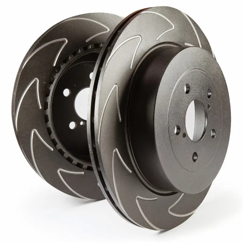 Ebc Bsd7195 Sport Slotted Brake Rotors With Ultra-Quiet V-Slot Design 1