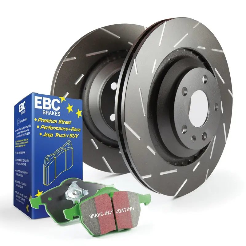 Ebc Greenstuff 2000 Brake Pad & Usr Drilled Rotor Kit – S2 Series For Enhanced Stopping Power 1