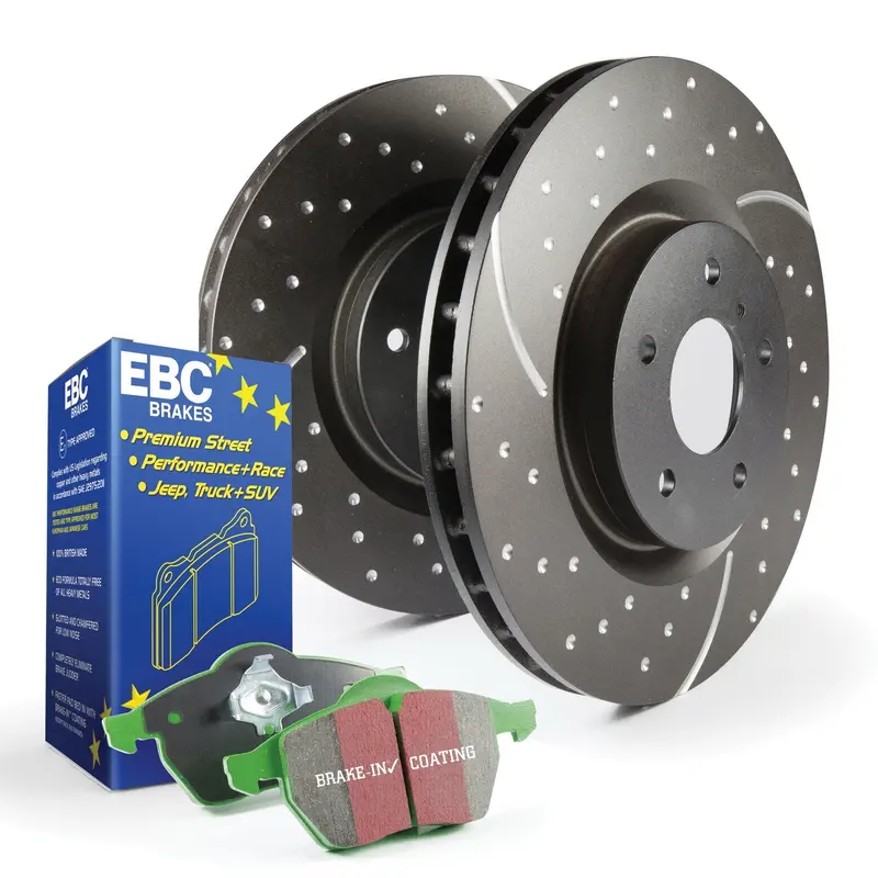 Ebc Greenstuff 2000 & Gd Brake Kit – S10Kf1136 Disc Replacement Set 1
