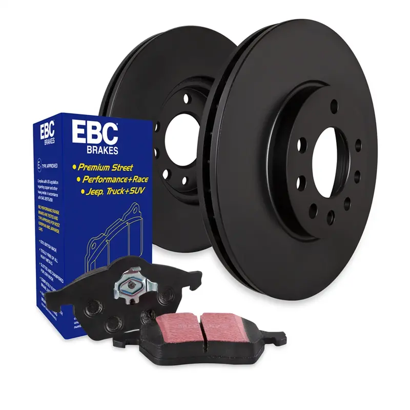 Ebc S1 Ultimax 2 Brake Kit – Includes Rk Series Slotted Rotors And High-Friction Pads 1