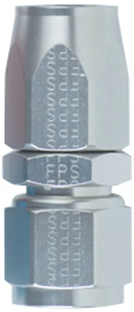 Fragola 100112-Cl #12 Straight Power Flow Hose End – Clear Anodized Aluminum 1