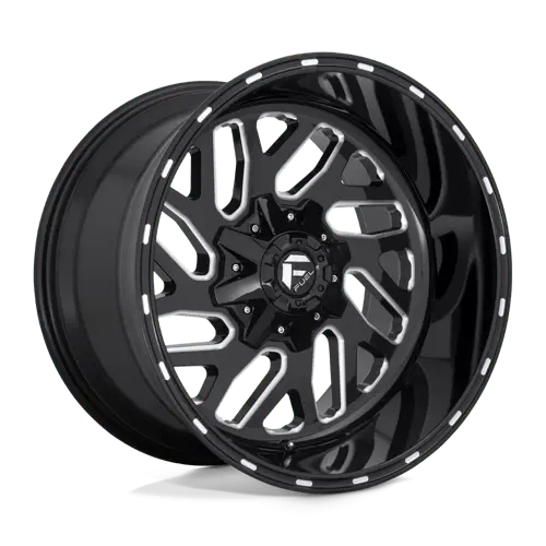 Fuel D581 Forged Wheel – 22X14 Inches, 8X6.5 Bolt Pattern, Gloss Black/Milled Face, -75Mm Offset 1