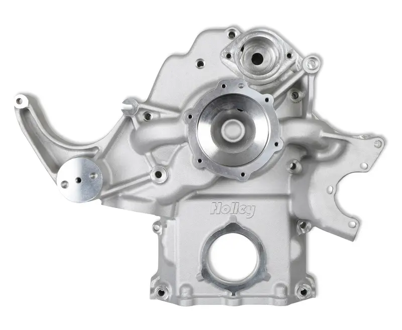 Holley 97-374 Cast Aluminum Timing Cover For Gen Iii Hemi Engines With Vvt 1