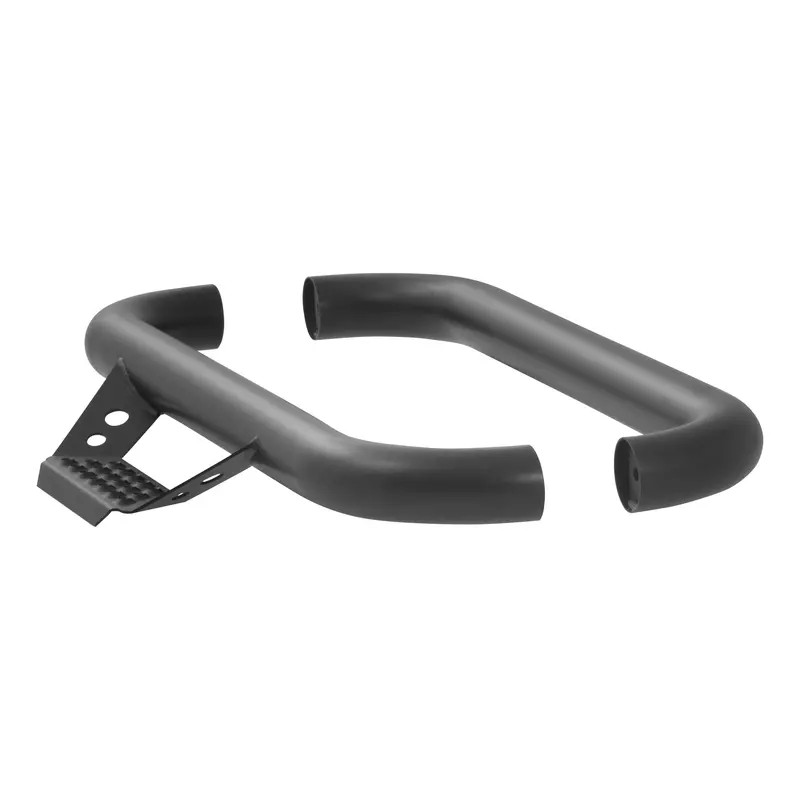 Luverne 431411 Baja Style Side Steps – Powder-Coated Black Stainless Steel 1