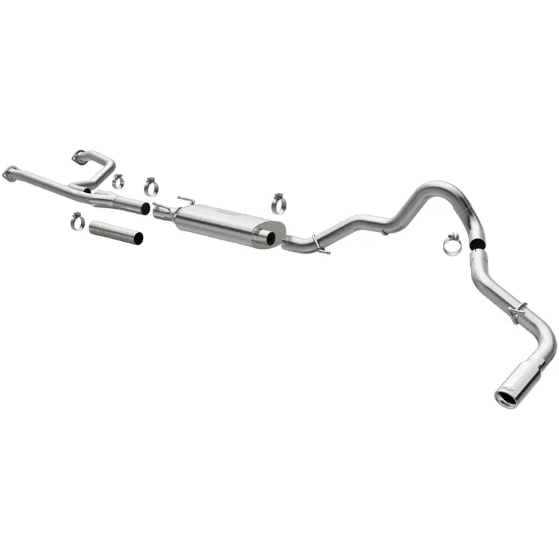 Magnaflow Street Series Cat-Back Exhaust System – Stainless Steel, Universal Fit With Aggressive Tone 1