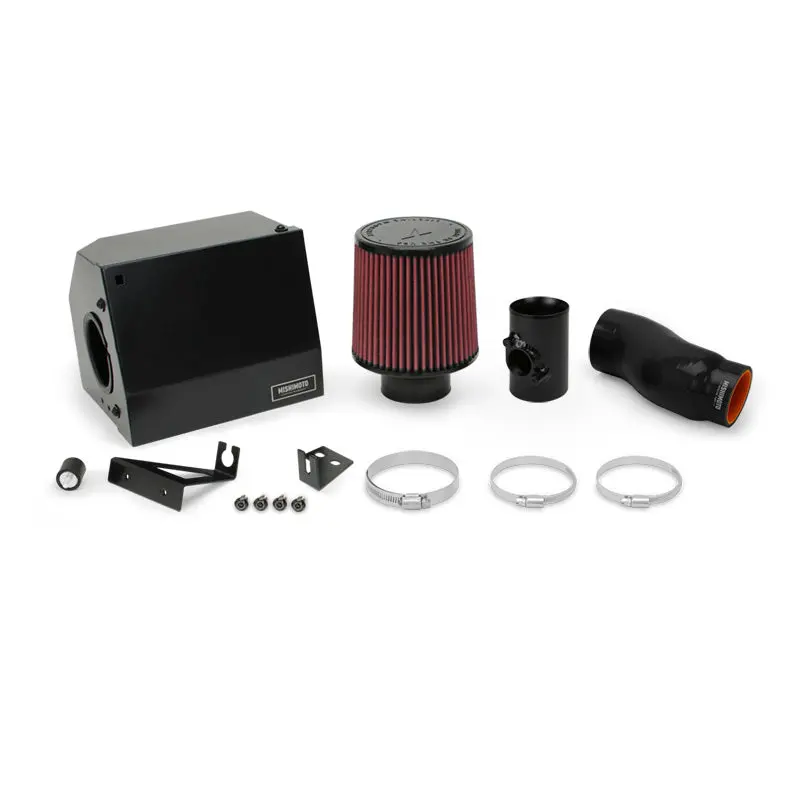 Mishimoto Cold Air Intake – Performance Upgrade For 2017–2020 Honda Civic Si With Black Silicone Hoses 1