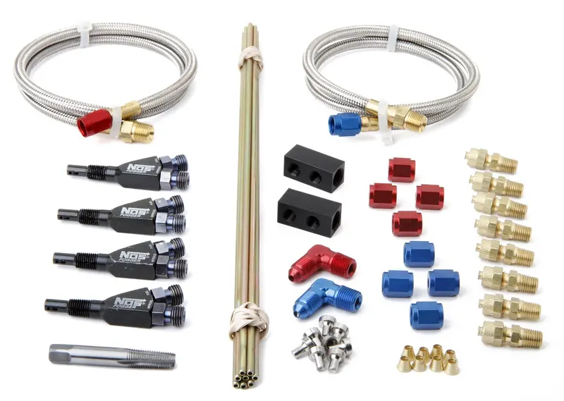 Nos Custom Nitrous Plumbing Kit – Intake Manifold Integration For Precision Nitrous Delivery 1