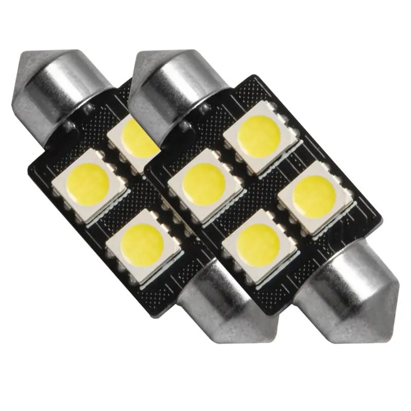 Oracle Lighting 5205-001 Cool White 37Mm 4-Led Festoon Bulbs (Pair, 3-Chip Design) 1