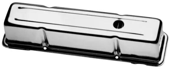 Proform 66706 Tall Stamped Steel Valve Covers – Chrome Finish With Internal Baffles, Fits Small-Block Chevy 1