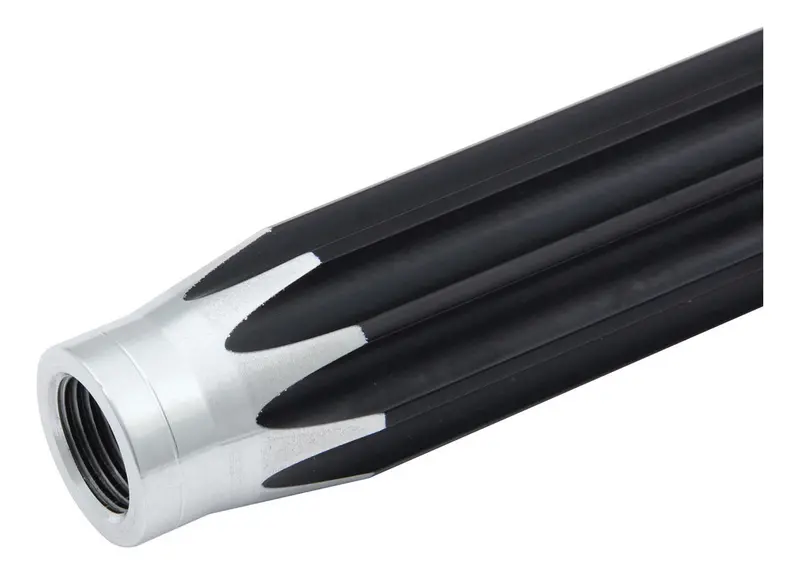 Quickcar Racing Aluminum Scalloped Tube – 3/8 Inch Diameter, 19 Inches Long 1