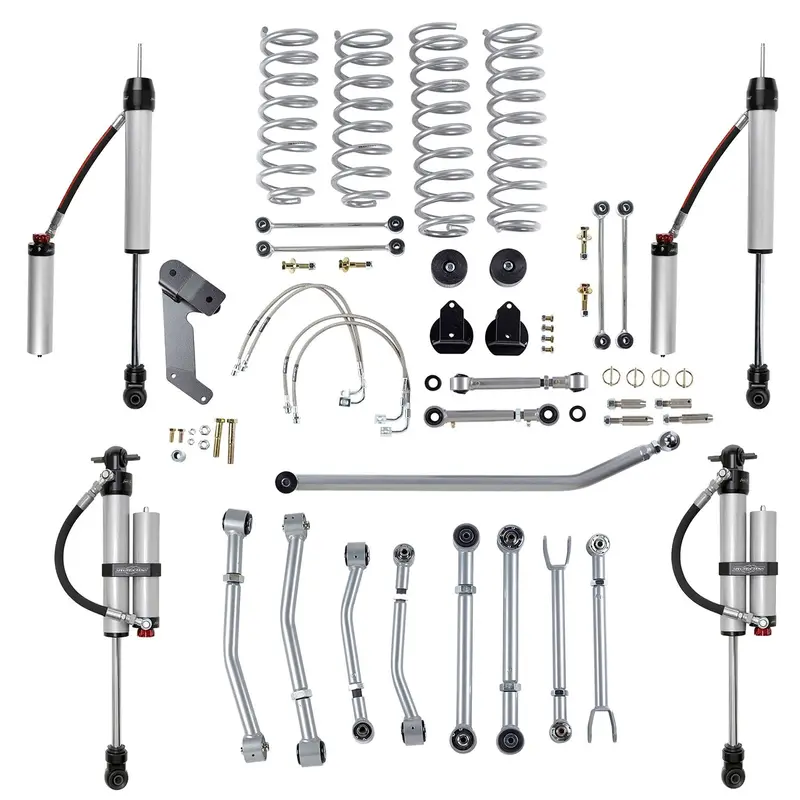 Rubicon Express Re7147Mr 3.5-Inch Lift Coil Spring Kit With Monotube Reservoir Shocks – Jeep Jk 4-Door 1