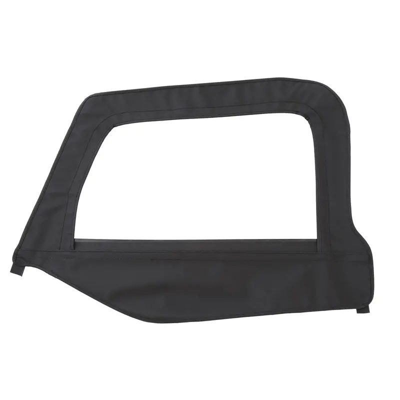 Smittybilt 79415 Denim-Black Soft Top Door Skin With Frame – Driver Side, 1997–2006 Jeep Wrangler Tj 1