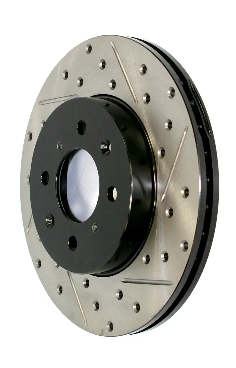 Stoptech 127.63056Cr Cryo-Treated Drilled & Slotted Rear Right Brake Rotor – Sport Series 1