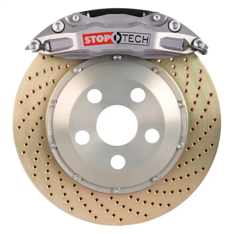 Stoptech 83.118.4700.R4 Trophy Sport Big Brake Kit – Two-Piece Front Rotors For Track-Ready Stopping Power 1