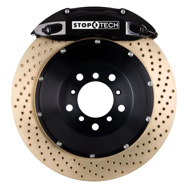Stoptech Big Brake Kit – Front Two-Piece Slotted Rotors With Matching Calipers (Model #83.155.4700.54) 1