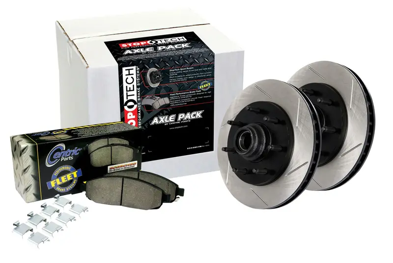 Stoptech Truck Axle Brake Pack – Rear Slotted Rotors And Pads 1