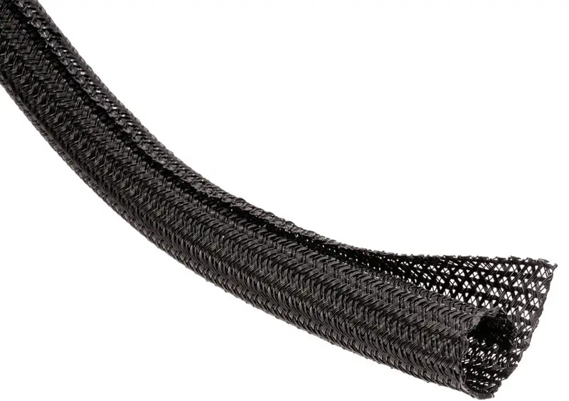 Taylor Cable 37041 Flexbraid Protective Sleeve – 0.75-Inch Id, 20-Foot Black Roll 1