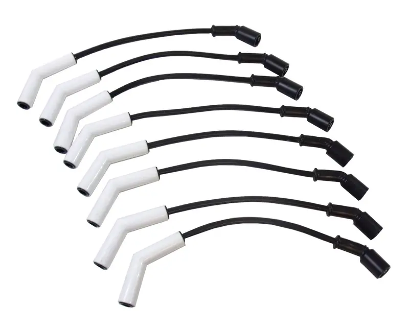 Taylor Cable 75025 8Mm Spiro-Pro Ignition Wire Set – Low-Resistance, Emi-Shielded Spark Plug Cables 1