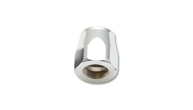 Vibrant Performance 20966S -16An Hose End Socket – Anodized Silver, 6061 Aluminum 1